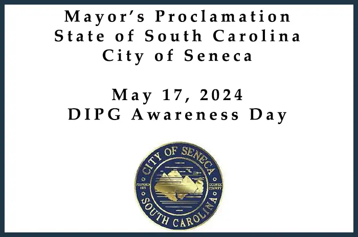 Mayor's Proclamation - DIPG Awareness Day - 2024
