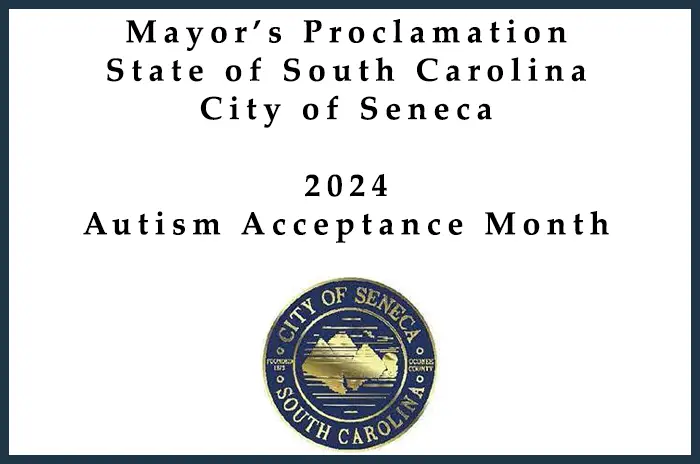 Mayor's Proclamation - Autism Acceptance Month - 2024